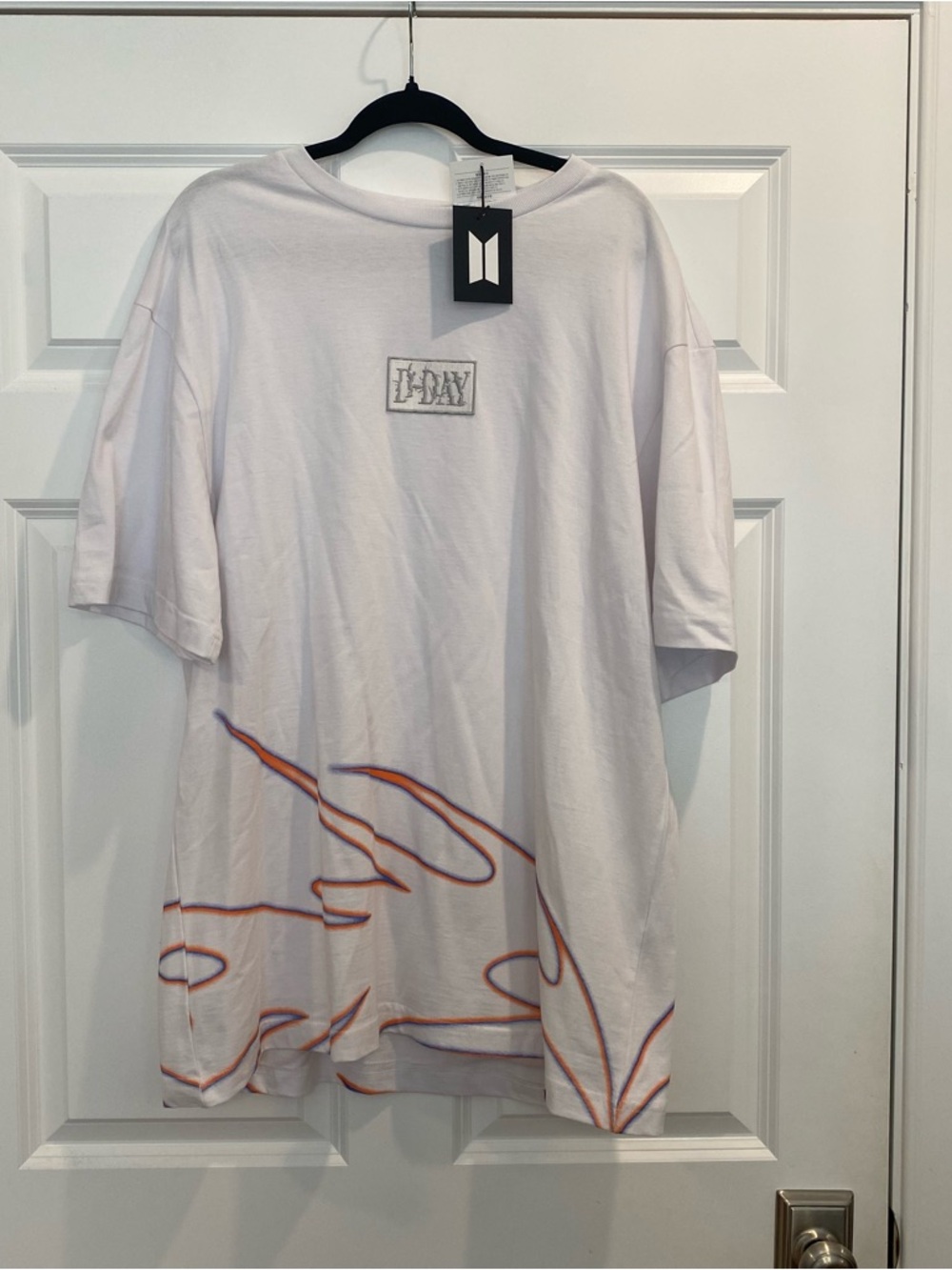 Suga Augst D Official Merch White T-shirt D-Day tour